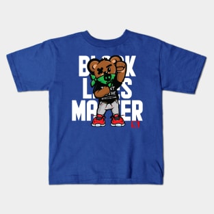 Black Lives Matter Bear 2 Kids T-Shirt